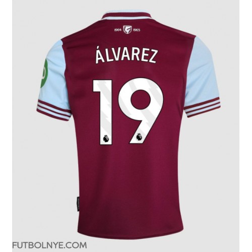 Camiseta West Ham United Edson Alvarez #19 Primera Equipación 2024-25 manga corta